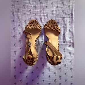 Torrid Leopard Print Sandals